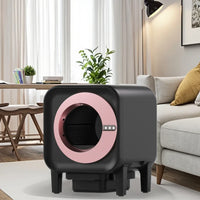 HKM-744851 Smart Automatic Cat Litter Box - 70L Eco-Friendly Self-Cleaning Square Design