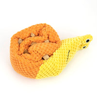 HKM-7452349 Snuffle Mat for Dogs - Squeaky Plush Toy for Foraging and Brain Games, Treat Dispensing Feeder, Enrichment Training Tool