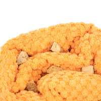 HKM-7452349 Snuffle Mat for Dogs - Squeaky Plush Toy for Foraging and Brain Games, Treat Dispensing Feeder, Enrichment Training Tool