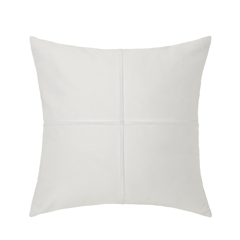 HKM-745235 Plain Suede Throw Pillow Cover - Modern Design, Available in Multiple Colors, 45x45cm