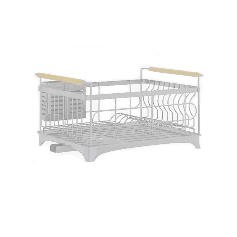 HKM-745299 Stainless Steel Kitchen Dish Rack Drainer - Model BKW-1073, Versatile Design for Home and Restaurant Use