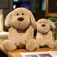 HKM-7454525 Khaki Plush Milk Dog Toy for Infants (0-3 Years) - 55cm Soft Doll
