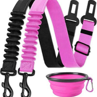 HKM-7454653 Retractable Dog Rope Leash for Two Dogs - Durable Nylon, Multiple Colors
