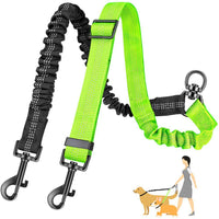 HKM-7454653 Retractable Dog Rope Leash for Two Dogs - Durable Nylon, Multiple Colors