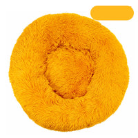 HKM-7454909 Plush Winter Dog Bed in Various Sizes and Soft Colors