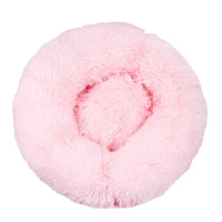 HKM-7454909 Plush Winter Dog Bed in Various Sizes and Soft Colors