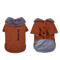 HKM-7455421 Cozy Thickened Winter Vest for Pets in Various Colors and Sizes