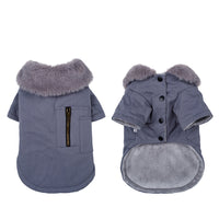 HKM-7455421 Cozy Thickened Winter Vest for Pets in Various Colors and Sizes