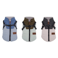 HKM-7455421 Cozy Thickened Winter Vest for Pets in Various Colors and Sizes