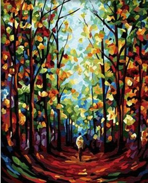 HKM-745555 Custom Hand-Painted Digital Oil Painting on Linen Canvas