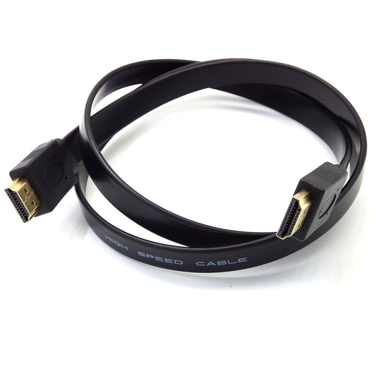 HKM-745619 Flat HDMI Cable Male to Male for Audio Video Connection - Available in 30CM Length