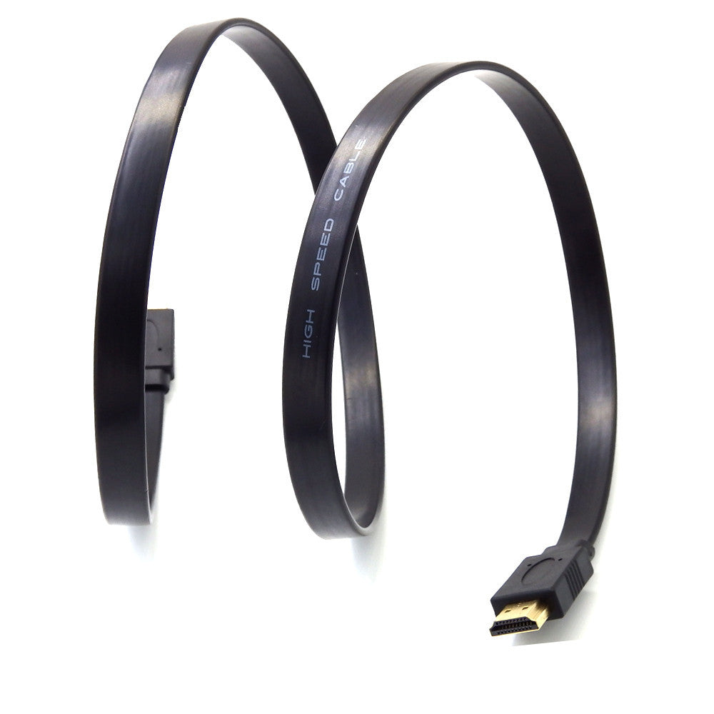 HKM-745619 Flat HDMI Cable Male to Male for Audio Video Connection - Available in 30CM Length