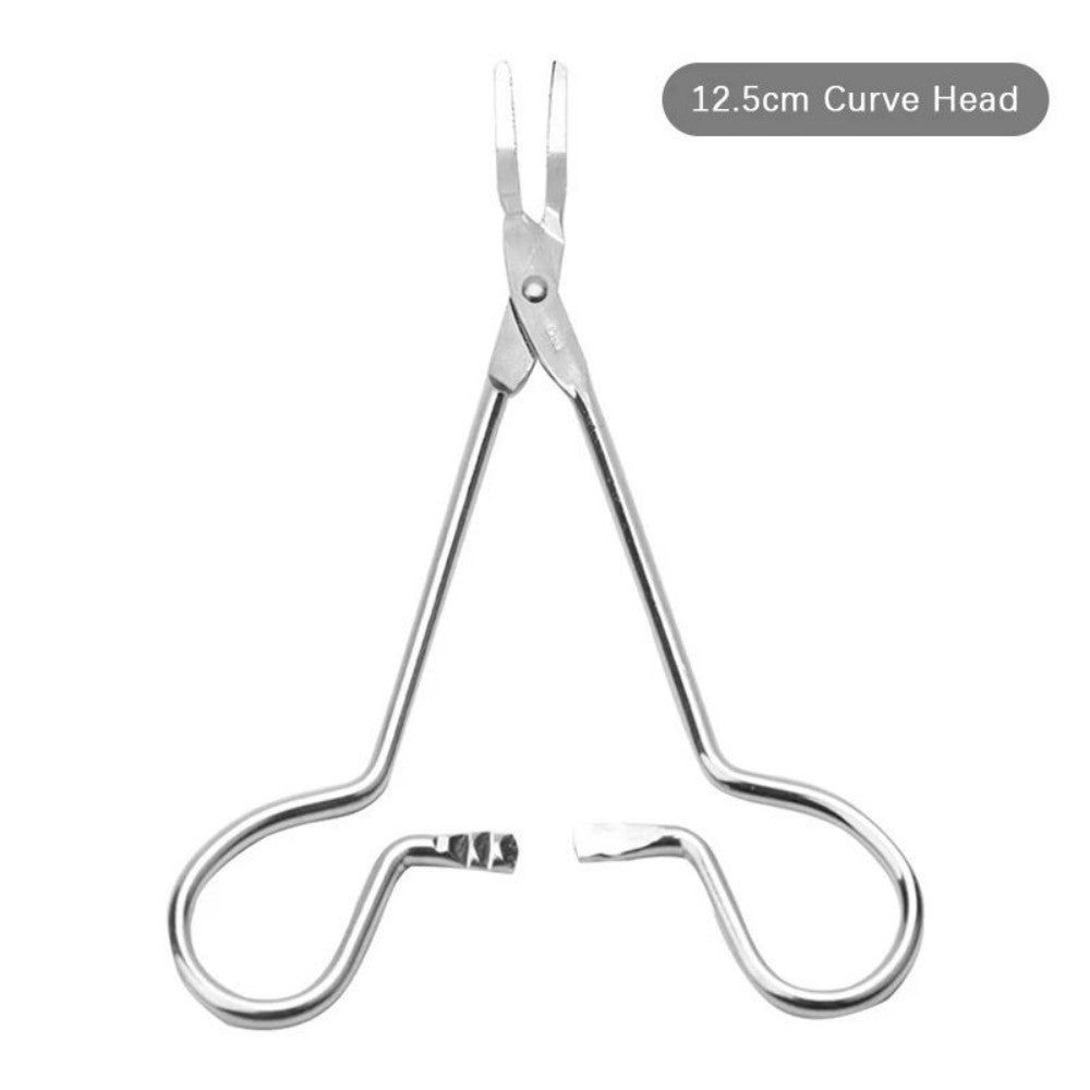 HKM-7456445 Stainless Steel Ear Hair Tweezers for Pet Hair Removal and Ear Cleaning