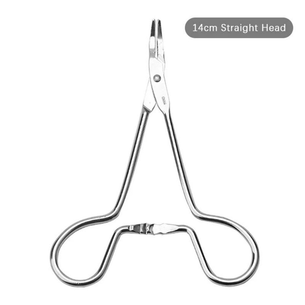 HKM-7456445 Stainless Steel Ear Hair Tweezers for Pet Hair Removal and Ear Cleaning