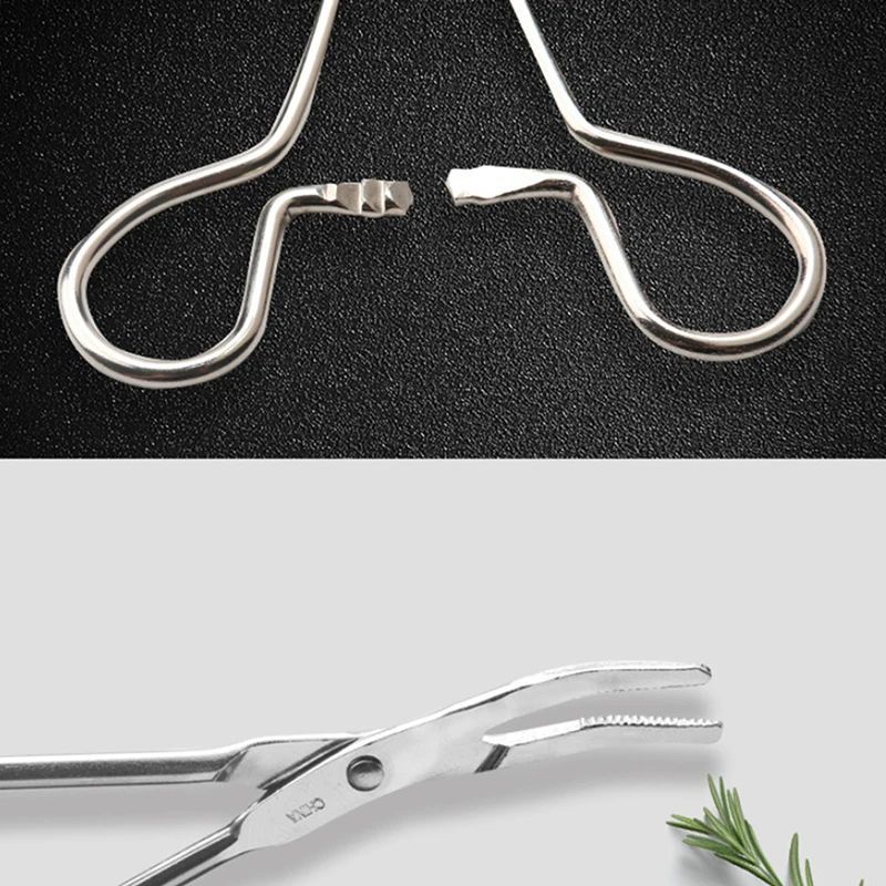 HKM-7456445 Stainless Steel Ear Hair Tweezers for Pet Hair Removal and Ear Cleaning