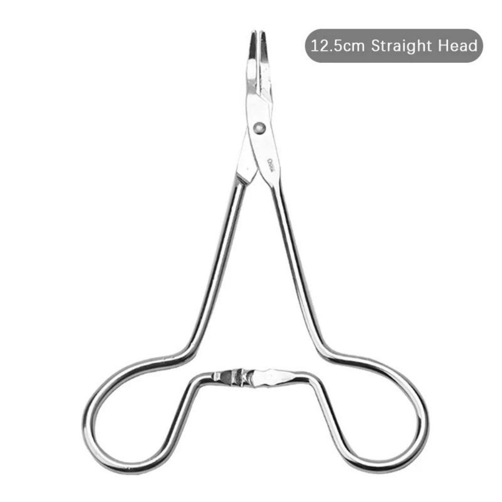 HKM-7456445 Stainless Steel Ear Hair Tweezers for Pet Hair Removal and Ear Cleaning
