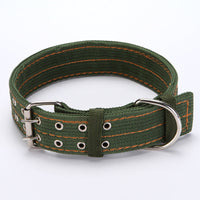 HKM-7456829 Canvas Dog Collar for Everyday Use - Durable & Comfortable Design