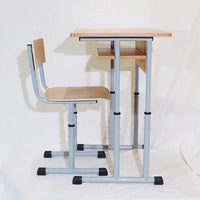 HKM-745683 Wooden Classroom Student Desk and Chair Set for Middle School
