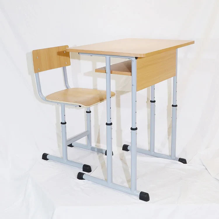 HKM-745683 Wooden Classroom Student Desk and Chair Set for Middle School