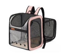 HKM-7457085 Portable Expandable Cat Carrier - Oxford Cloth, Breathable Space Bag for Pets Up to 20kg