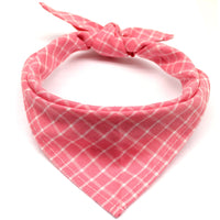 HKM-7457213 Plaid Cotton Pet Towelettes for Dogs and Cats - Various Color Options Available