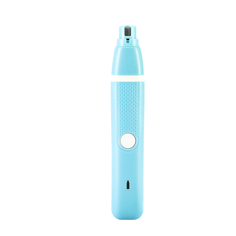 HKM-7458621 Dual-Purpose Pet Nail Polisher and Hair Trimmer with USB Charger and Accessories