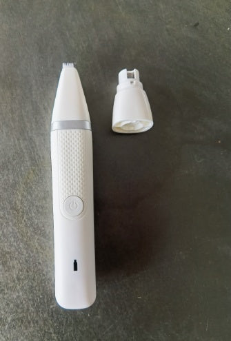 HKM-7458621 Dual-Purpose Pet Nail Polisher and Hair Trimmer with USB Charger and Accessories