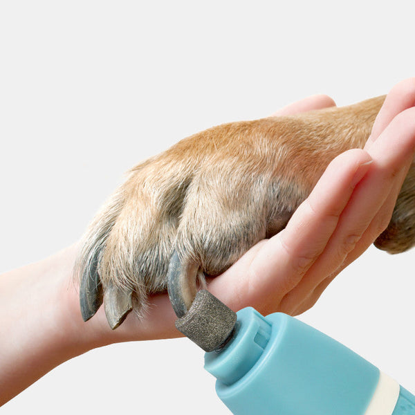 HKM-7458621 Dual-Purpose Pet Nail Polisher and Hair Trimmer with USB Charger and Accessories