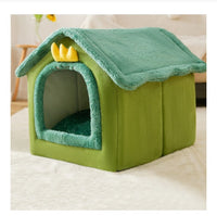 HKM-7458877 Cartoon Style Fully Enclosed Cat Litter Nest in Cute Chick Design - Available in Yellow, Green, Gray