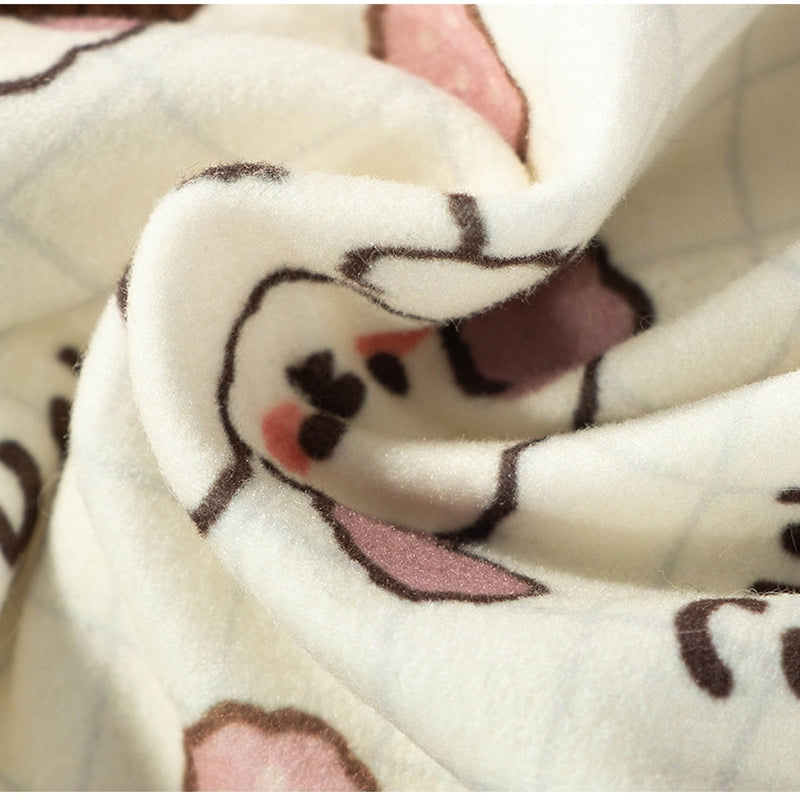HKM-7459389 Cozy Velvet Bear Home Wear for Cats and Dogs - Cute Two-Legged Autumn and Winter Outfit