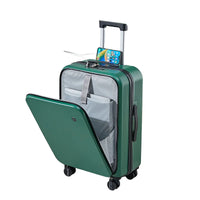 HKM-745939 20-Inch Expandable Suitcase with Laptop Stand and Wheels for Travel