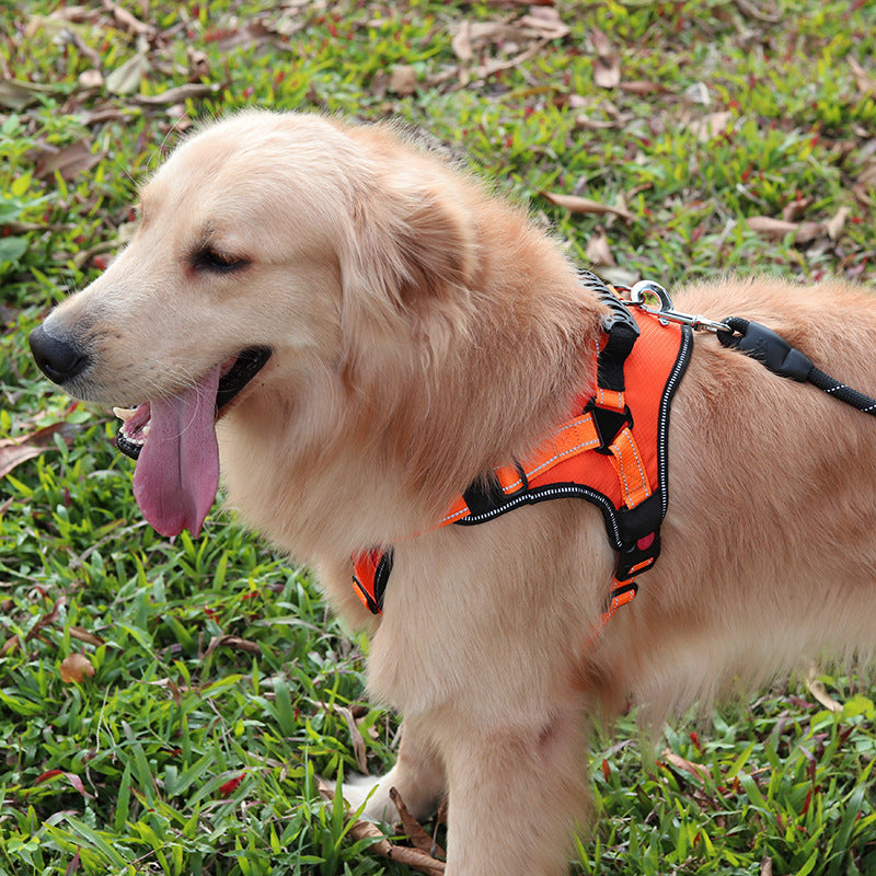 HKM-7459901 Adjustable No-Pull XL Dog Harness for Larger Pets - Comfortable & Durable Design