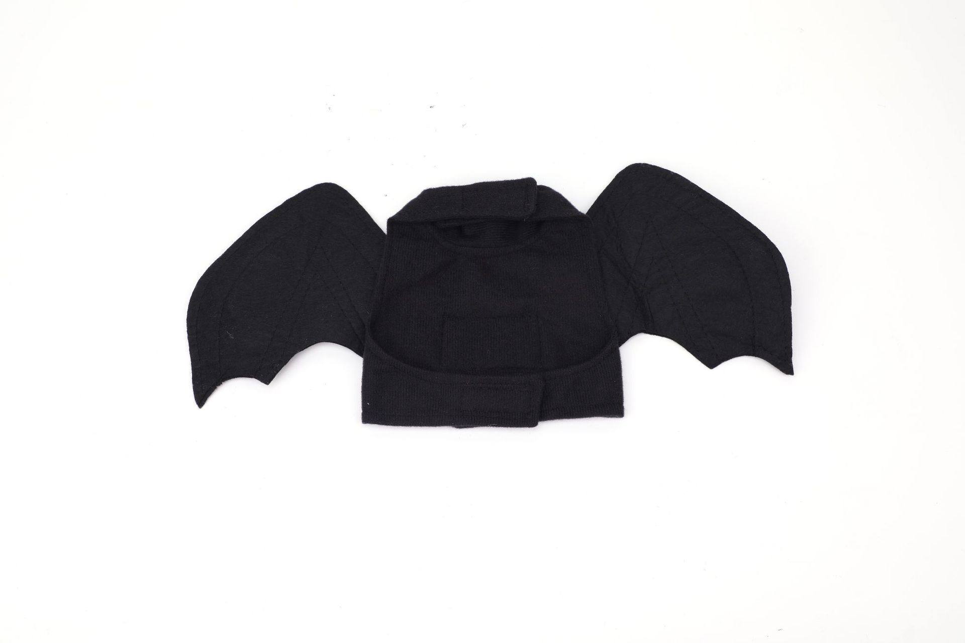 HKM-7460285 Cool Black Bat Wings Costume for Pets with Traction Rope