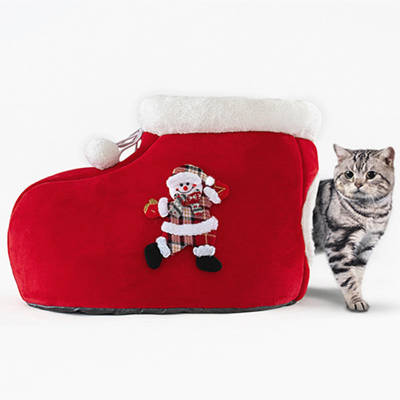 HKM-7460669 Cozy Pet Den Tent Dog Kennel with 360-Degree Warmth and Easy-Clean Design