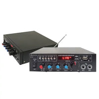 HKM-746067 Bluetooth Power Amplifier for 12V Car and Home Audio Systems with Digital Stereo Receivers and MIC Support