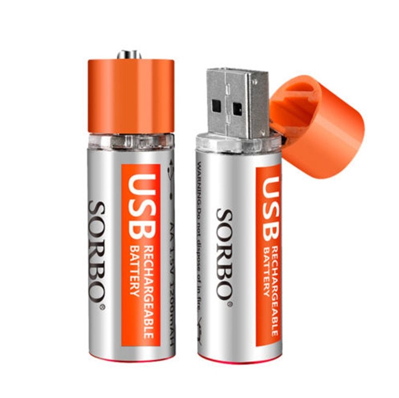 HKM-746067 USB Rechargeable Battery 1200mAh with Fast Charging 1-2 Hours and Long Life