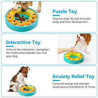HKM-7460797 Interactive Dog Puzzle Feeder with Slow Feed Function for IQ Training and Mental Enrichment