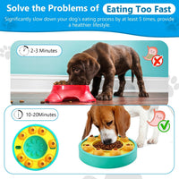 HKM-7460797 Interactive Dog Puzzle Feeder with Slow Feed Function for IQ Training and Mental Enrichment