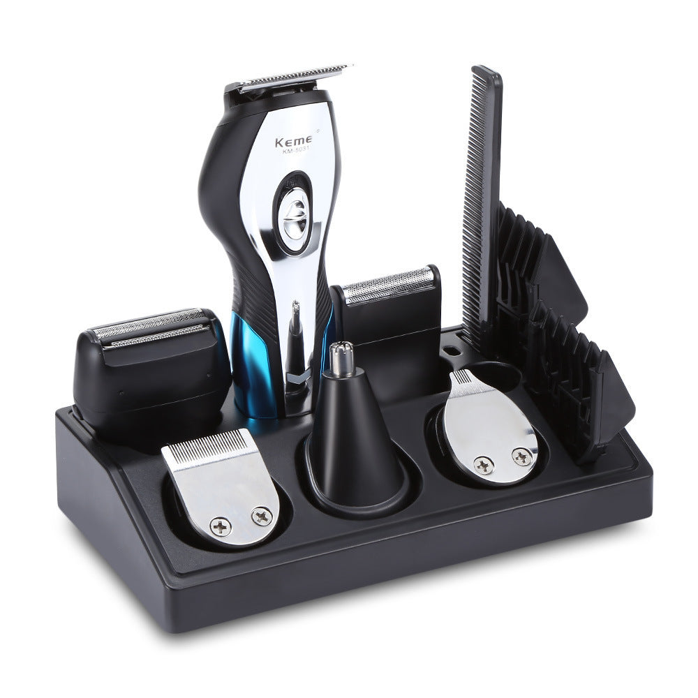 HKM-746131 Multifunctional Hair Clipper Set with Shaving and Trimming Accessories