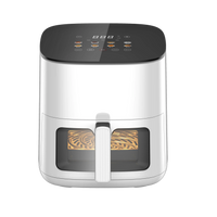 HKM-746131 Smart Digital Air Fryer with LED Display and Up-Down Heating System - Available in 3 Sizes (3L, 5L, 7L)
