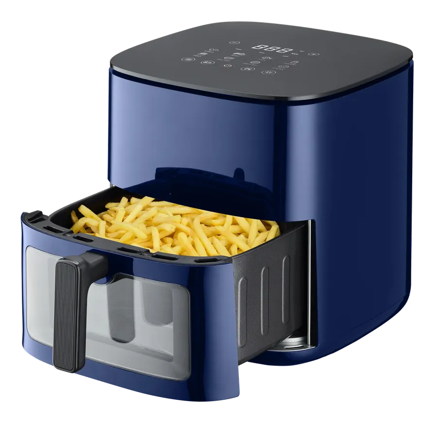 HKM-746131 Smart Digital Air Fryer with LED Display and Up-Down Heating System - Available in 3 Sizes (3L, 5L, 7L)