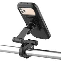 HKM-746259 Waterproof Bicycle and Motorcycle Mobile Phone Holder for 4-6.7 inch Devices
