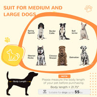 HKM-7464253 47-Inch Dog Crate Furniture with Storage and Adjustable Shelf for Medium to Large Dogs