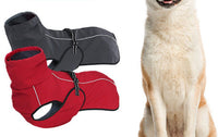 HKM-7465149 Waterproof Double-Layer Insulated Pet Clothing in Gray and Red, Sizes XS to XL