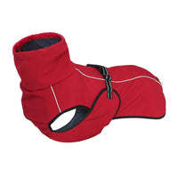 HKM-7465149 Waterproof Double-Layer Insulated Pet Clothing in Gray and Red, Sizes XS to XL