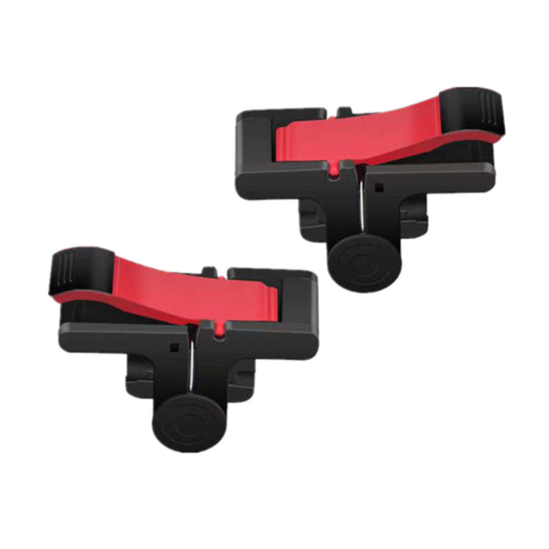 HKM-746579 D9 Gaming Button for Mobile Game Controllers - ABS and Metal, Pair of Gamepad Accessories
