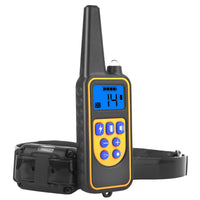 HKM-7466045 Rechargeable Dog Training Collar with Remote - IP67 Waterproof, 2625ft Range, 4 Modes, Adjustable Levels