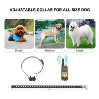 HKM-7466045 Rechargeable Dog Training Collar with Remote - IP67 Waterproof, 2625ft Range, 4 Modes, Adjustable Levels