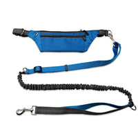 HKM-7466173 Hands-Free Dog Leash with Elastic Design and Adjustable Waistbelt