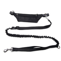 HKM-7466173 Hands-Free Dog Leash with Elastic Design and Adjustable Waistbelt